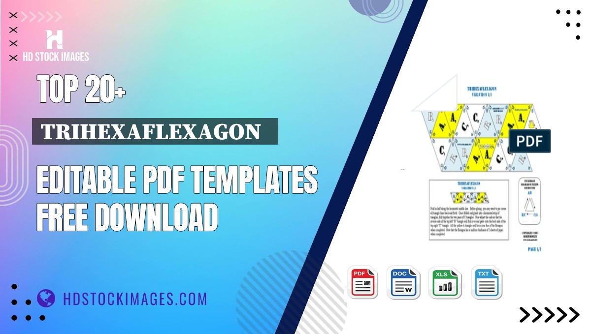 Top 20+ Trihexaflexagon   Editable PDF Templates Free Download