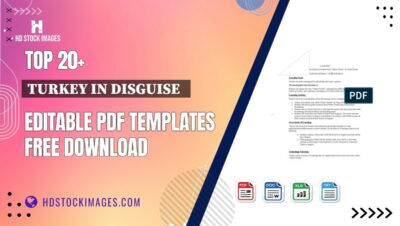 Top 20+ Turkey In Disguise   Editable PDF Templates Free Download