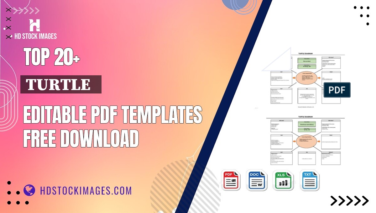 Top 20+ Turtle   Editable PDF Templates Free Download