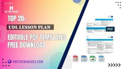 Top 20+ Udl Lesson Plan   Editable PDF Templates Free Download