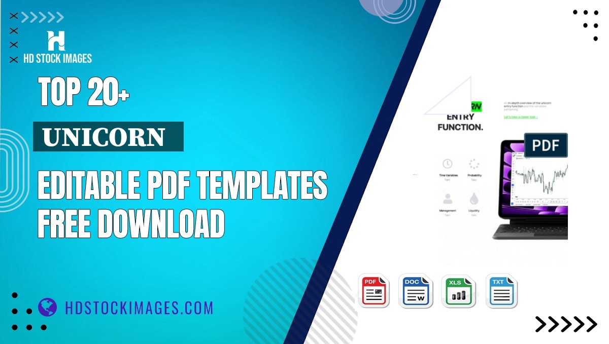 Top 20+ Unicorn   Editable PDF Templates Free Download