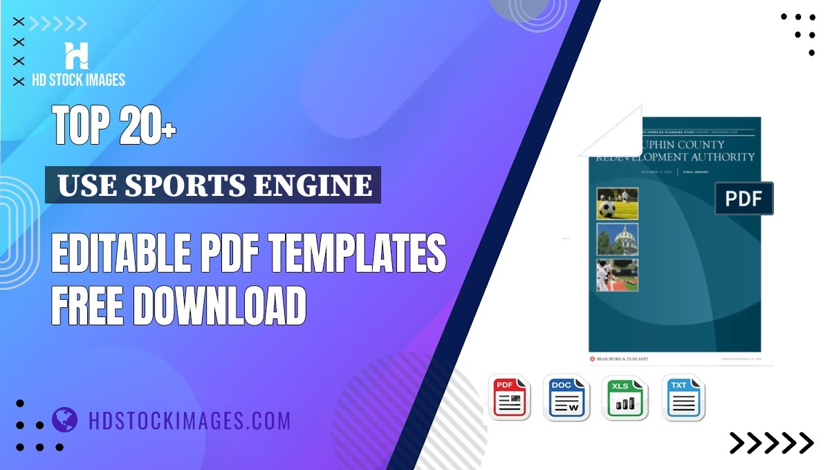 Top 20+ Use Sports Engine Editable PDF Templates Free Download