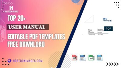Top 20+ User Manual   Editable PDF Templates Free Download