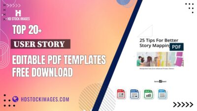 Top 20+ User Story   Editable PDF Templates Free Download