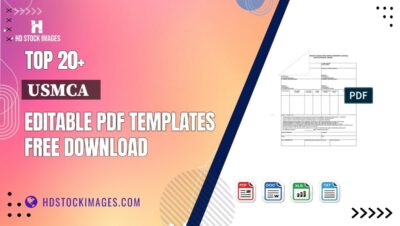 Top 20+ Usmca   Editable PDF Templates Free Download