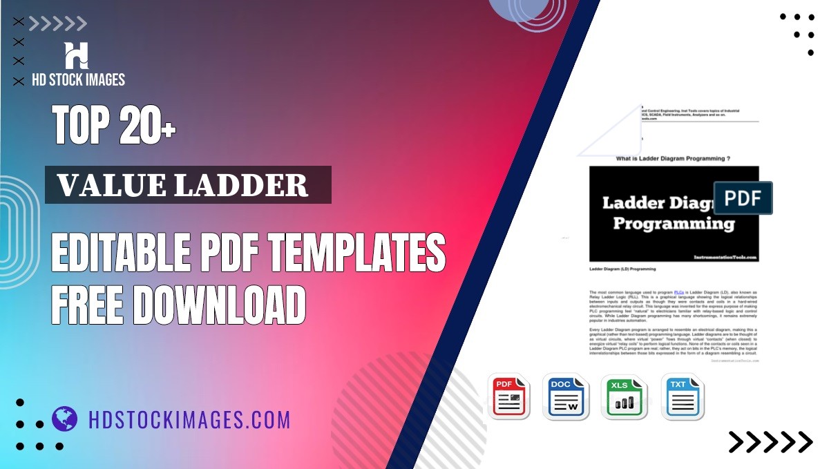 Top 20+ Value Ladder   Editable PDF Templates Free Download