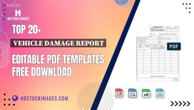 Top 20+ Vehicle Damage Report Editable PDF Templates Free Download