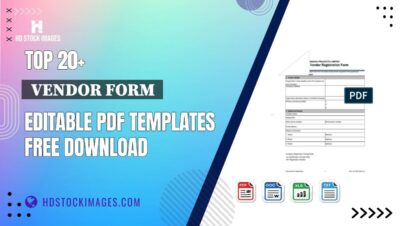 Top 20+  Vendor Form  Editable PDF Templates Free Download