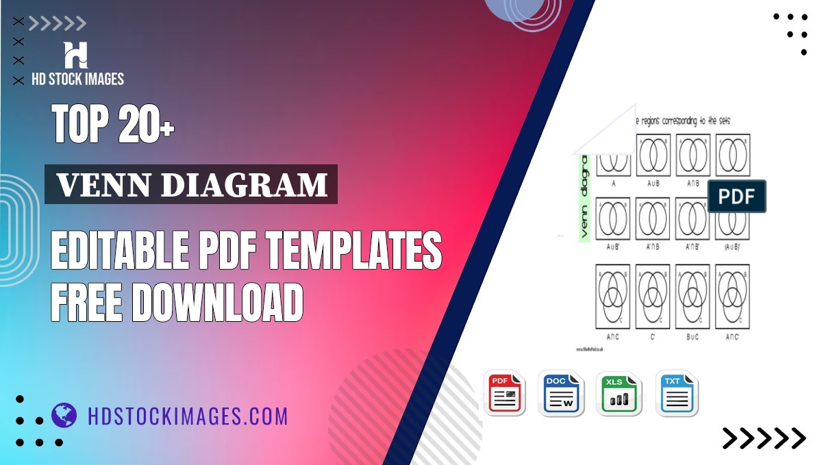 Top 20+ Venn Diagram Editable PDF Templates Free Download