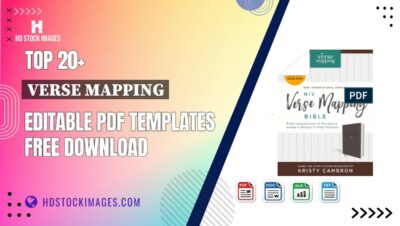 Top 20+ Verse Mapping Editable PDF Templates Free Download