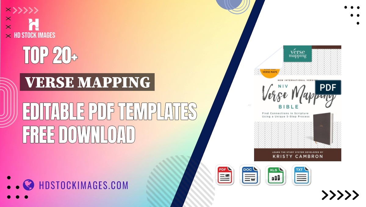 Top 20+ Verse Mapping Editable PDF Templates Free Download