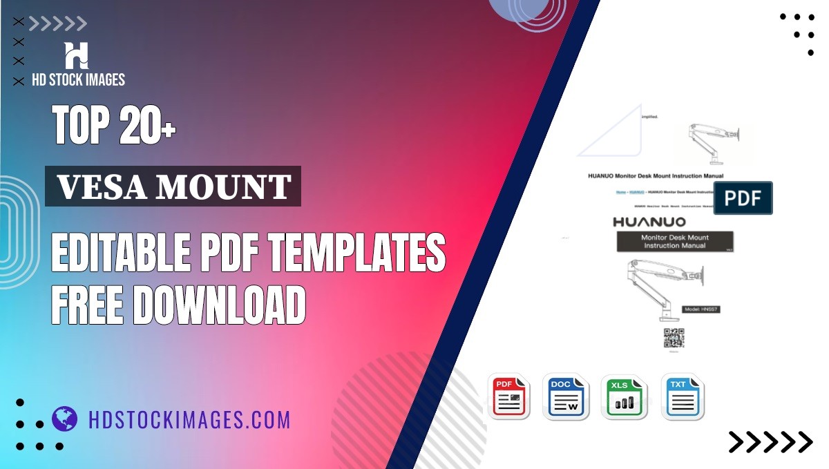 Top 20+ Vesa Mount Editable PDF Templates Free Download