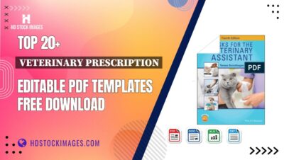 Top 20+ Veterinary Prescription Editable PDF Templates Free Download