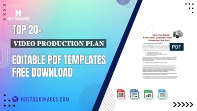 Top 20+ Video Production Plan Editable PDF Templates Free Download