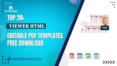Top 20+ Viewer Html Editable PDF Templates Free Download