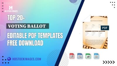 Top 20+ Voting Ballot   Editable PDF Templates Free Download