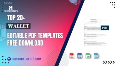 Top 20+ Wallet Editable PDF Templates Free Download