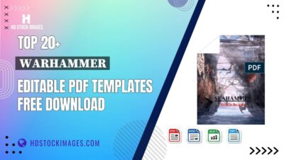 Top 20+ Warhammer Editable PDF Templates Free Download