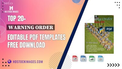 Top 20+ Warning Order Editable PDF Templates Free Download