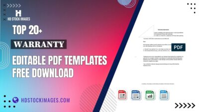 Top 20+ Warranty Editable PDF Templates Free Download