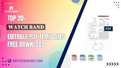 Top 20+ Watch Band Editable PDF Templates Free Download