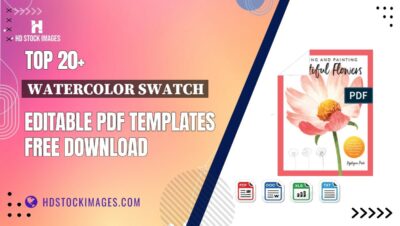 Top 20+ Watercolor Swatch Editable PDF Templates Free Download