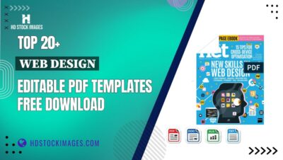 Top 20+ Web Design Editable PDF Templates Free Download