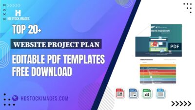 Top 20+ Website Project Plan Editable PDF Templates Free Download