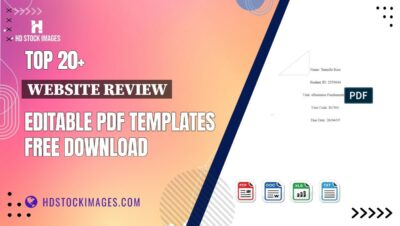 Top 20+ Website Review Editable PDF Templates Free Download