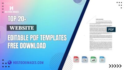 Top 20+  Website  Editable PDF Templates Free Download