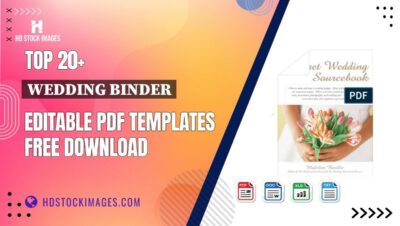 Top 20+ Wedding Binder Editable PDF Templates Free Download