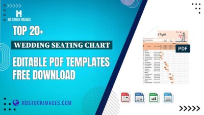 Top 20+ Wedding Seating Chart Editable PDF Templates Free Download