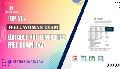 Top 20+ Well Woman Exam Editable PDF Templates Free Download