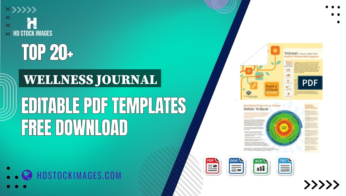 Top 20+ Wellness Journal Editable PDF Templates Free Download