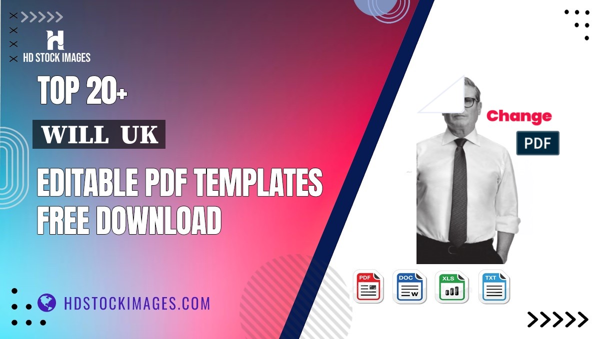 Top 20+ Will  Uk Editable PDF Templates Free Download