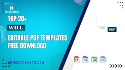 Top 20+ Will  Editable PDF Templates Free Download