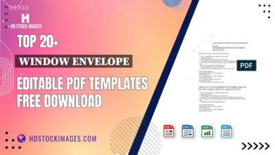 Top 20+ Window Envelope Editable PDF Templates Free Download