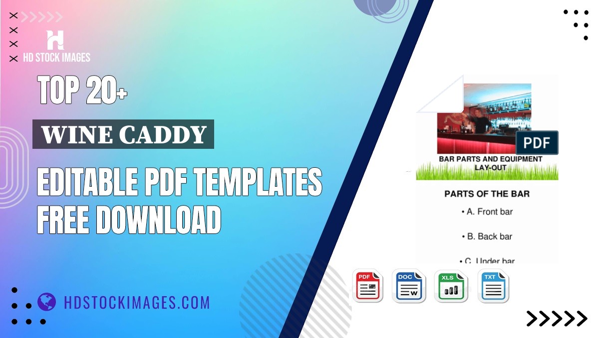 Top 20+ Wine Caddy Editable PDF Templates Free Download