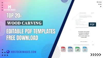 Top 20+ Wood Carving Editable PDF Templates Free Download