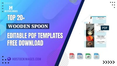 Top 20+ Wooden Spoon Editable PDF Templates Free Download