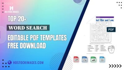 Top 20+ Word Search  Editable PDF Templates Free Download