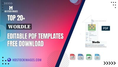 Top 20+ Wordle Editable PDF Templates Free Download