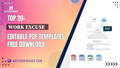 Top 20+ Work Excuse Editable PDF Templates Free Download