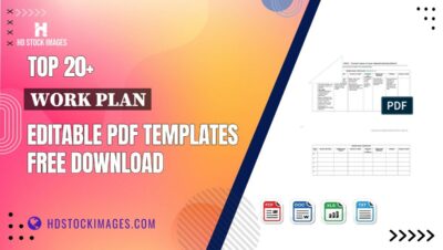 Top 20+ Work Plan Editable PDF Templates Free Download