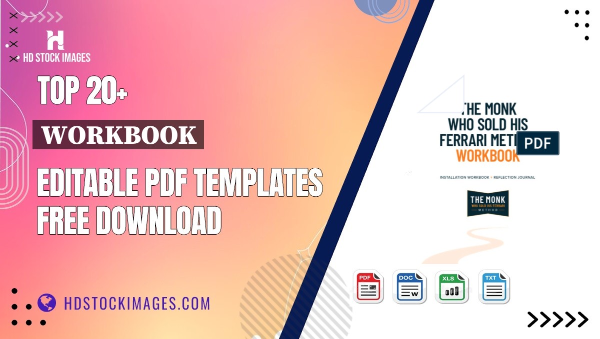 Top 20+ Workbook Editable PDF Templates Free Download