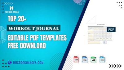 Top 20+ Workout Journal Editable PDF Templates Free Download