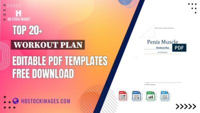 Top 20+ Workout Plan Editable PDF Templates Free Download