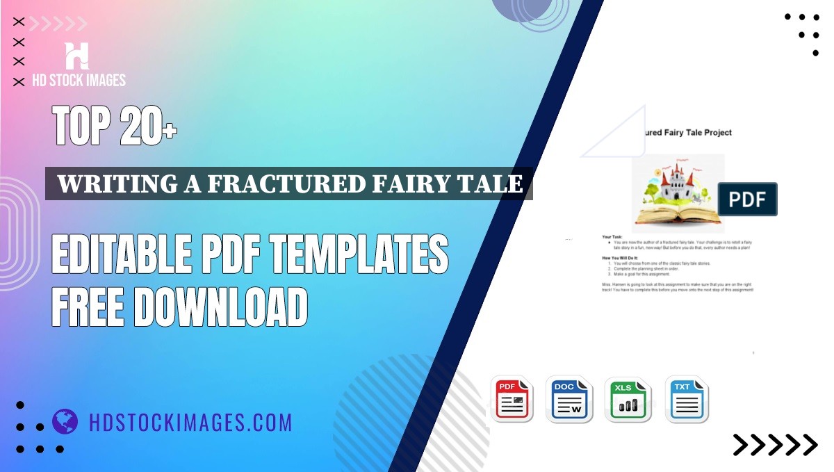 Top 20+ Writing A Fractured Fairy Tale Editable PDF Templates Free Download