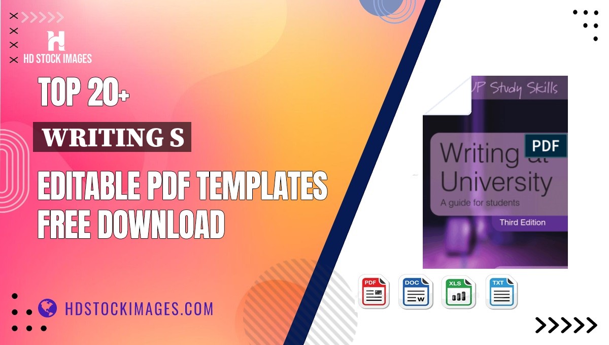 Top 20+ Writing S Editable PDF Templates Free Download