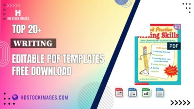 Top 20+ Writing  Editable PDF Templates Free Download